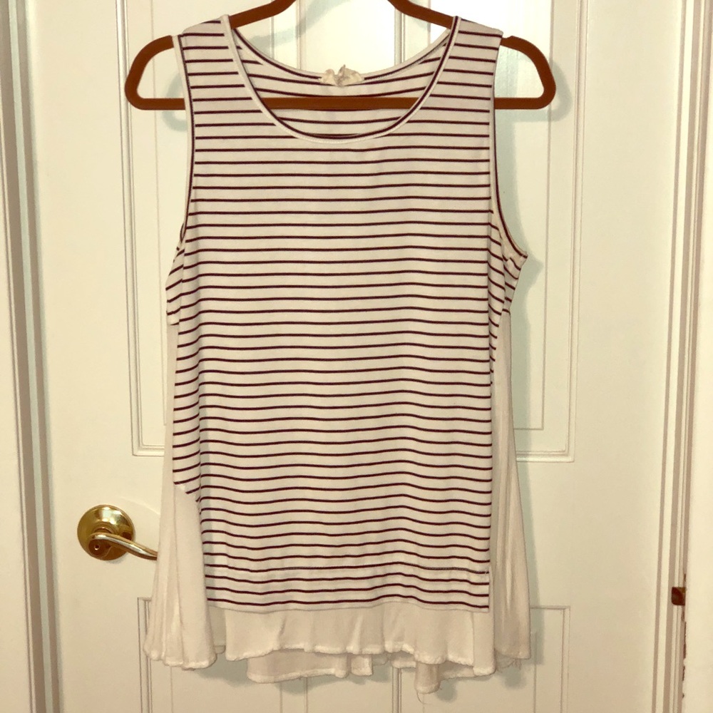 Woman’s sleeveless top